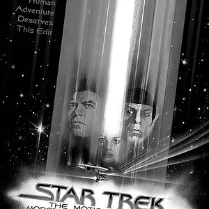 Star Trek: The Motion Picture MAME (Modern Action Music Edition) cover B/W