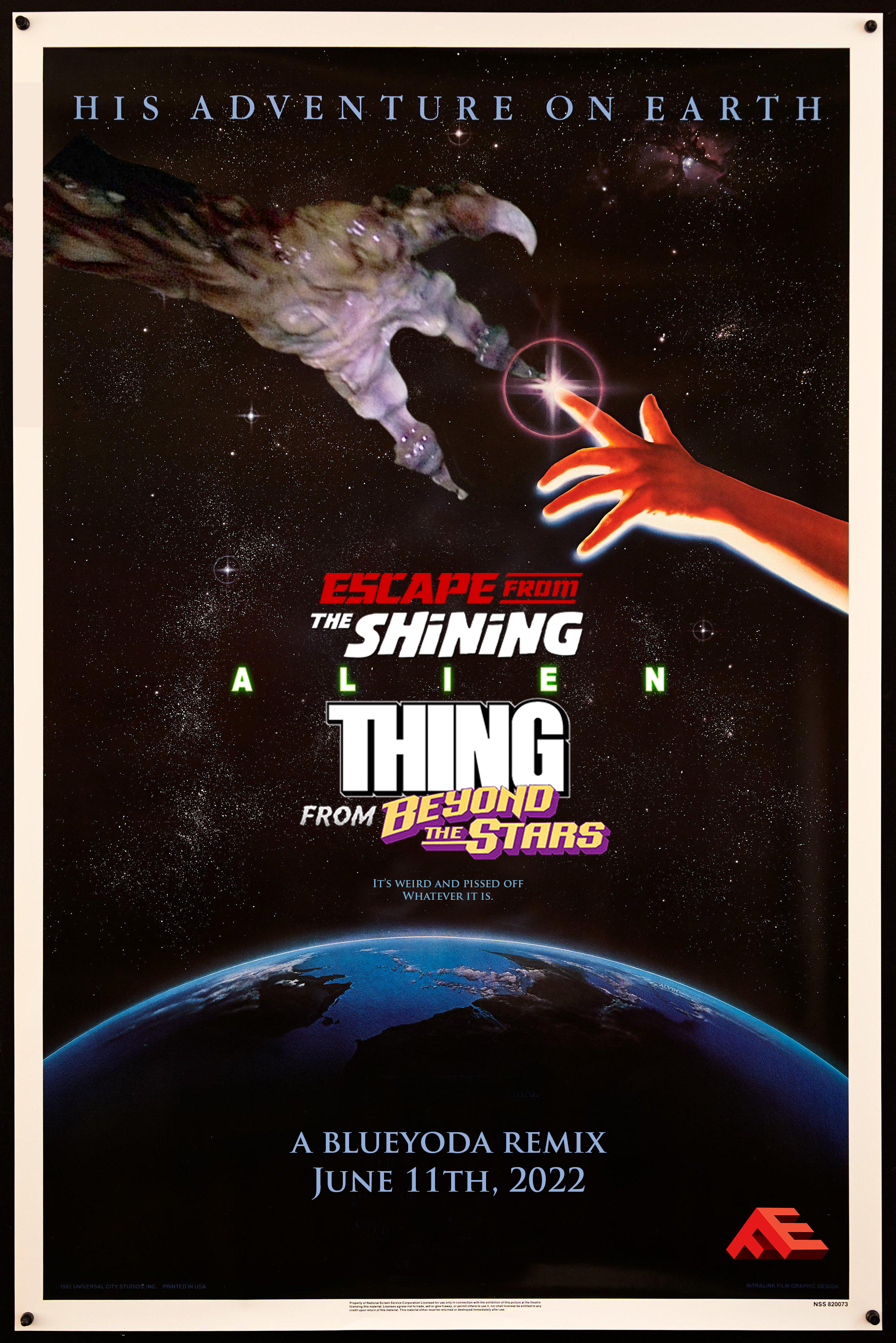 Escape from the Shining Alien Thing from Beyond the Stars